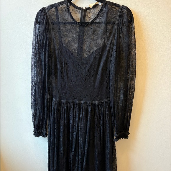 Ulla Johnson Black Lace Maxi Dress 8 - Picture 7 of 9